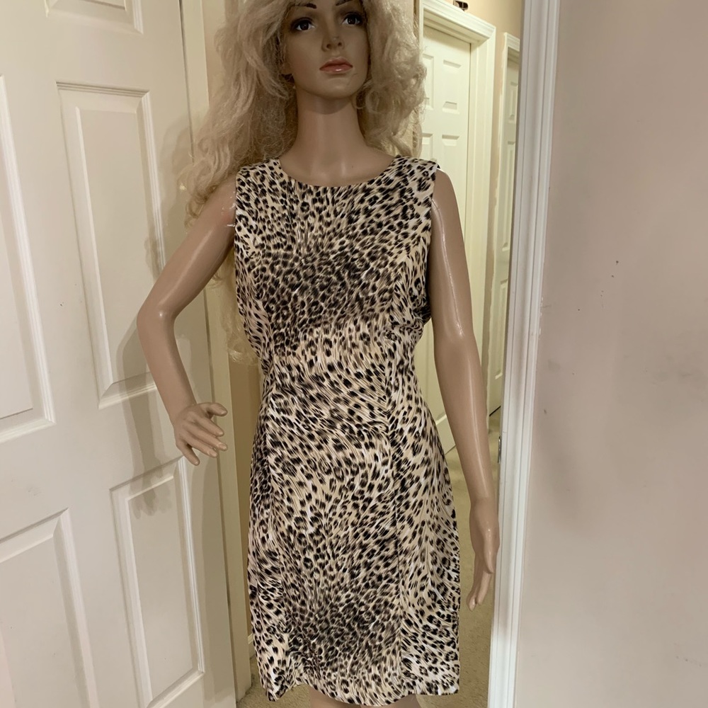 Spiegel Cheetah Career Party Summer Dress size 6